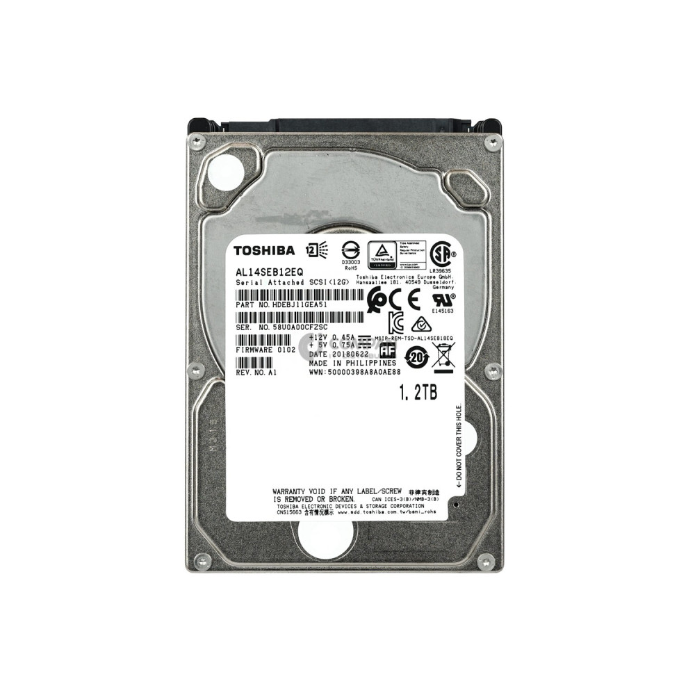 AL14SEB12EQ TOSHIBA HDD 1.2TB 10K SAS 12G 2.5" SFF